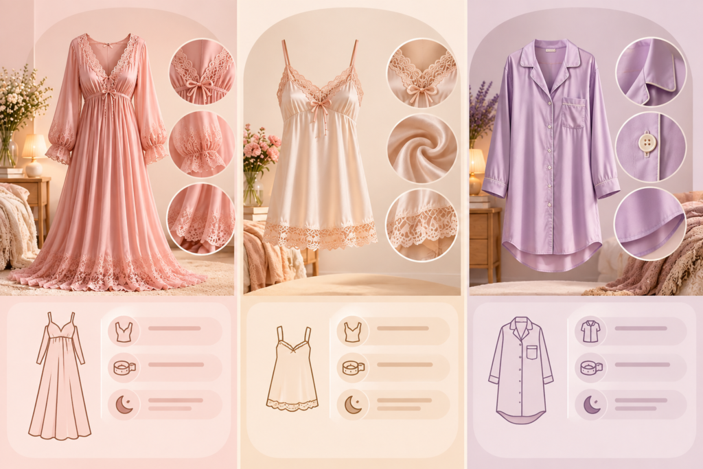 Nightgown vs Nightie vs Nightshirt Comparison Proper
