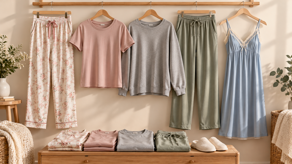 Choose Between Pajamas and Loungewear