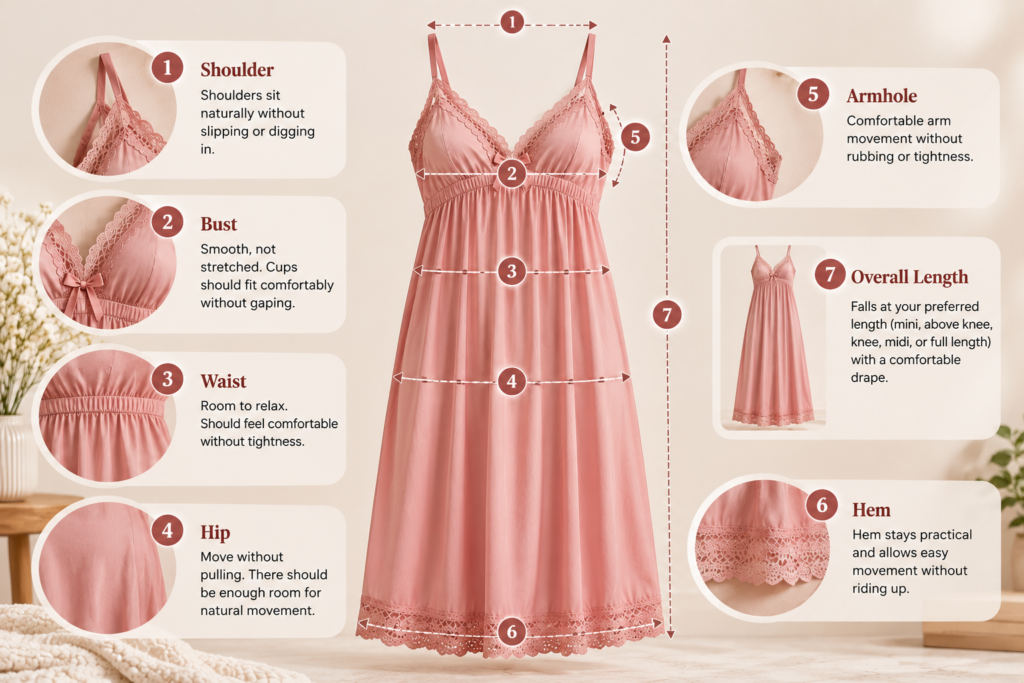 How Should a Nightgown Fit Guide