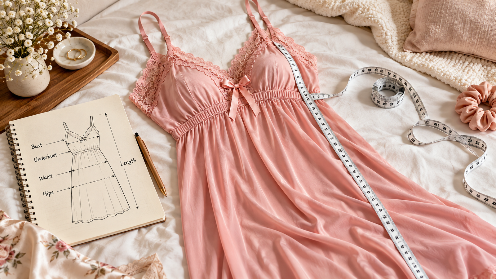 How to Measure Yourself for a Nightgown