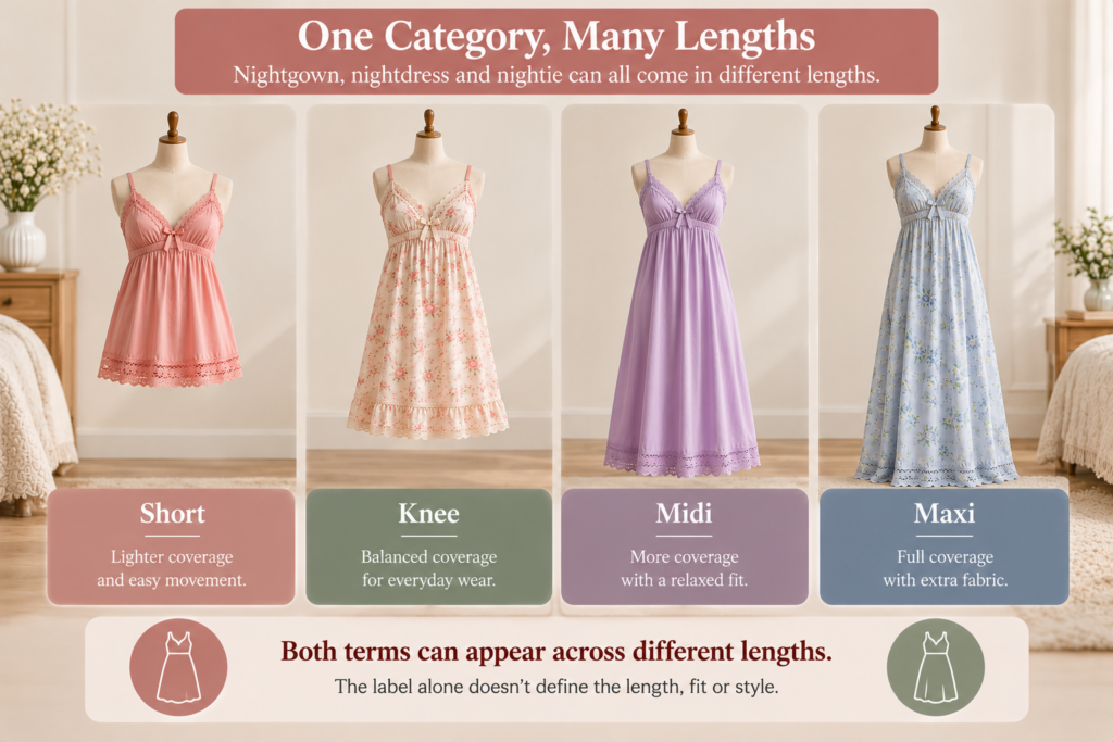 Nightgown Longer Than a Nightdress