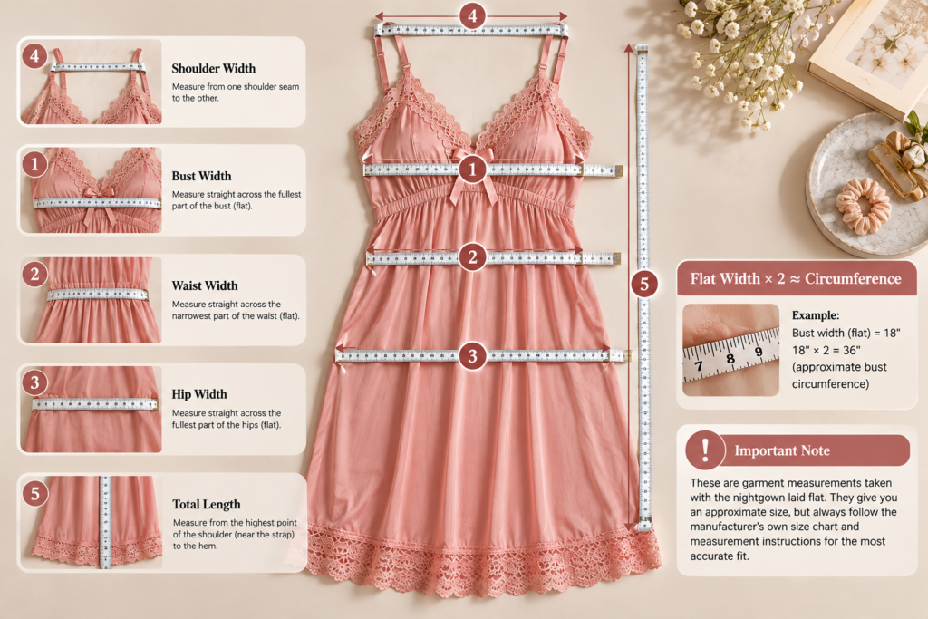 How to Measure a Nightgown You Already Own
