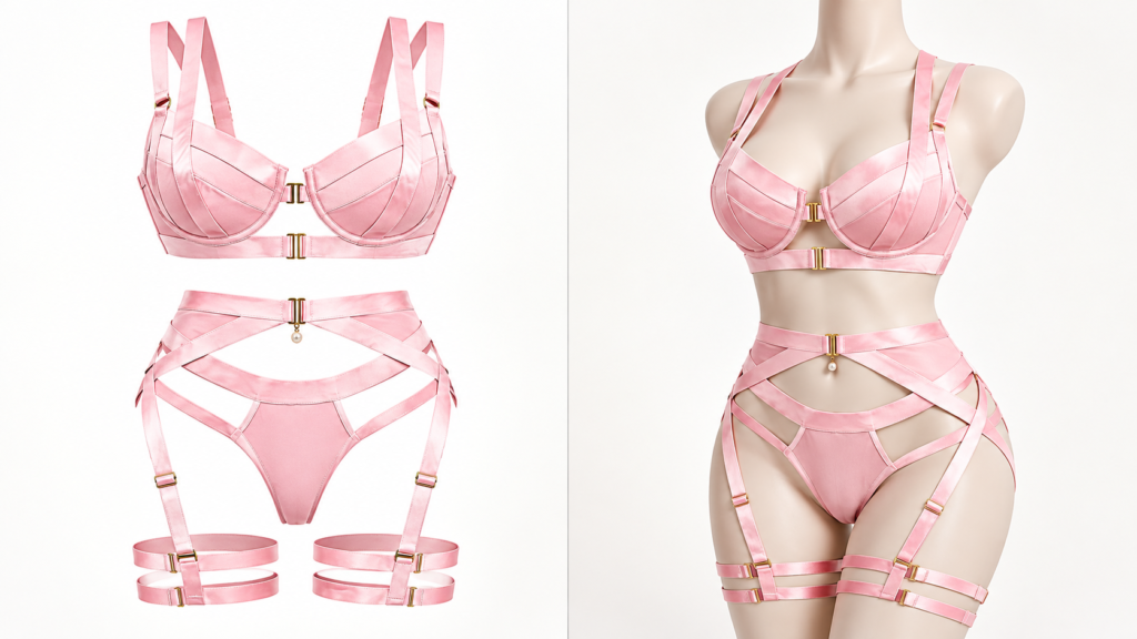 Lilosy 3-Piece Women's Lingerie Set