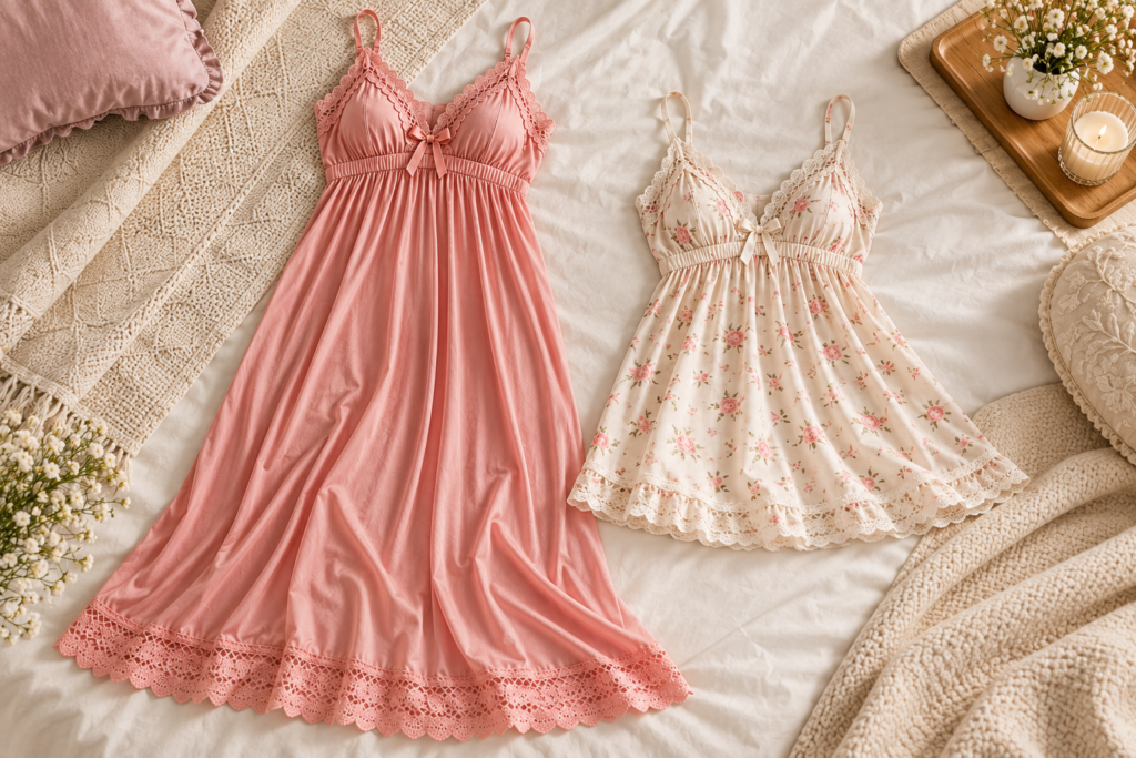 Nightgown vs Nightdress Featured Image