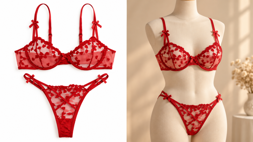 Lilosy Push-Up Bra and Panty Set