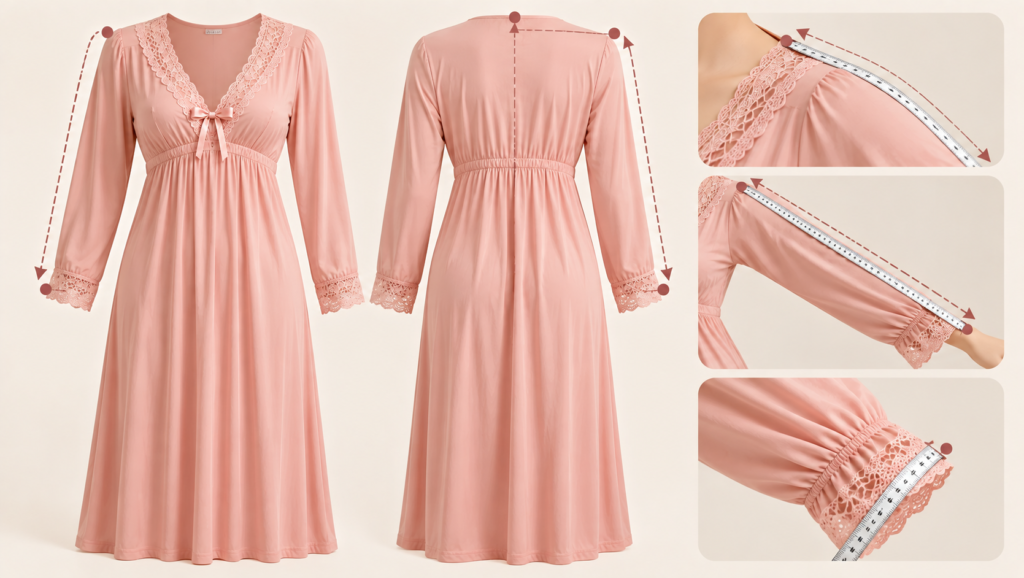 Step 7: Measure Your Arm if You're Buying Sleeved Nightwear