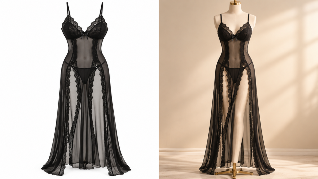 Avidlove Lace Babydoll Chemise Nightdress